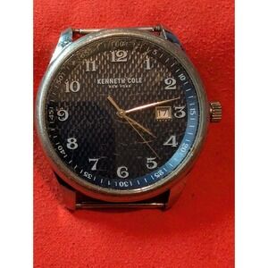 Kenneth Cole Watch no BAND NEW BATTERY Blue
